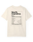 North Carolina State Facts Shirt