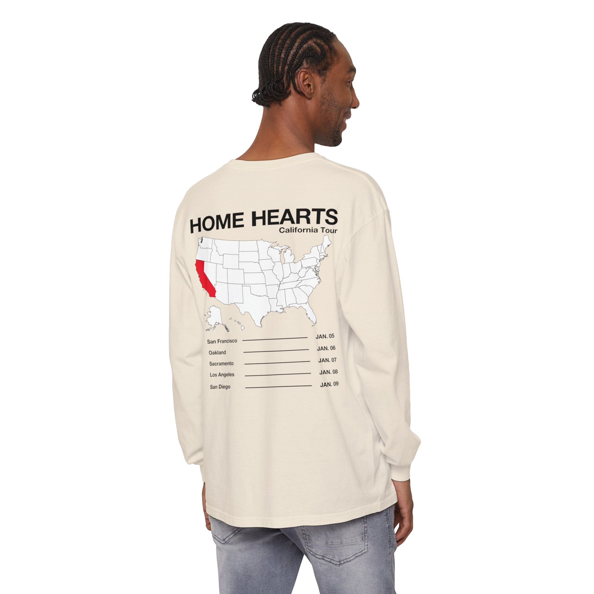 Home Hearts California Tour Shirt